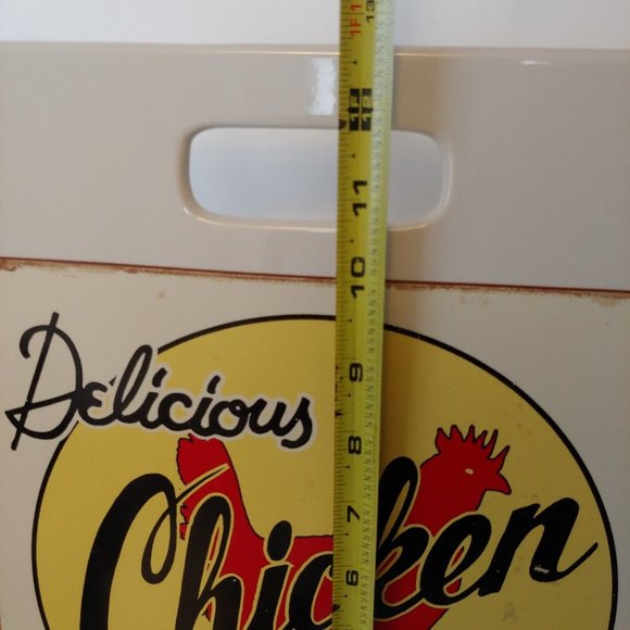 Delicious Chicken Dinner Mummert Ceramic Sign Vintage Home Decor Hot Plate - Picture 8 of 8